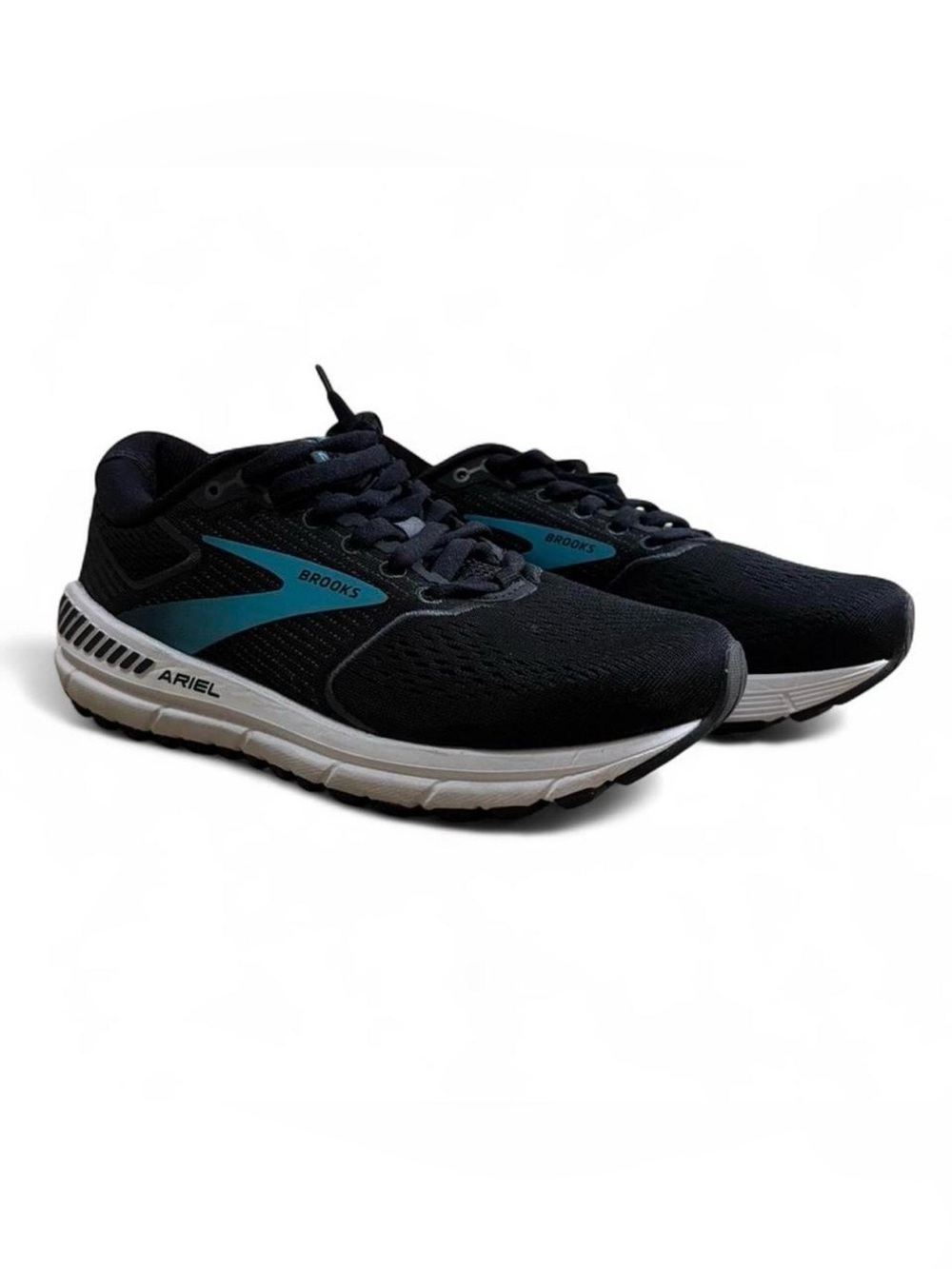 Wide Black & Teal Brooks Ariel 20 Running Shows